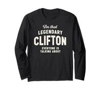Sono Quel leggendario Clifton Nome Divertente Clifton Maglia a Manica