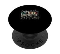 Sono quel receptionist della scuola che ti hanno parlato di divertente PopSockets PopGrip Adesivo
