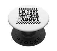 Sono quell'insegnante che ti hanno parlato di divertente ritorno a scuola PopSockets PopGrip Adesivo