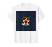 Sono Quello Che Sono: Potenziare la Fiamma dell'autoaffermazione Maglietta, Uomo, Bianco, S