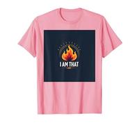 Sono Quello Che Sono: Potenziare la Fiamma dell'autoaffermazione Maglietta, Uomo, Rosa, L