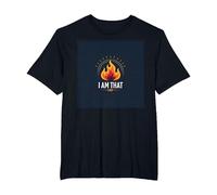 Sono Quello Che Sono: Potenziare la Fiamma dell'autoaffermazione Maglietta, Uomo Taglie Grandi, Nero, 5X Tall