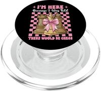 Sono qui mi è stato detto che ci sarebbero stati giocatori di scacchi Master Girl PopSockets PopGrip per MagSafe