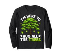Sono Qui per abbracciare Tutti Gli Alberi Maglia a Manica
