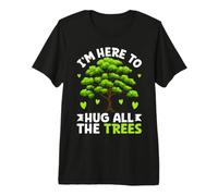 Sono Qui per abbracciare Tutti Gli Alberi Maglietta Premium