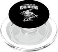 Sono qui per il cavaliere rana rozzo su un minuscolo scooter PopSockets PopGrip per MagSafe