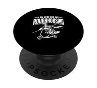 Sono qui per il fantastico cavaliere d'oca con lo scooter PopSockets PopGrip Adesivo
