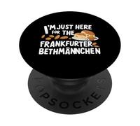 Sono qui per il marzapane tedesco Frankfurter Bethmännchen PopSockets PopGrip Adesivo