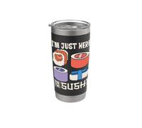 Sono qui per il sushi Bicchiere termico in acciaio inox doppia parete