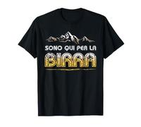 Sono Qui per la Birra è la Scusa per Far Trekking Montagna Maglietta