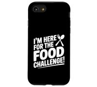 Sono qui per la sfida alimentare Mangiare divertente Custodia per iPhone SE (2020) / 7/8