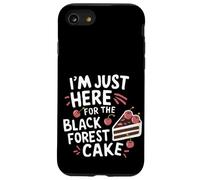 Sono qui per la torta della Foresta Nera Pasticcere Tedesco Custodia per iPhone SE (2020) / 7/8