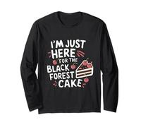 Sono Qui per la Torta della Foresta Nera Pasticcere Tedesco Maglia a Manica