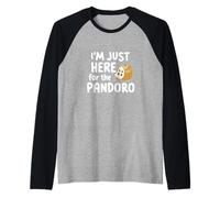 Sono Qui per la Torta Natalizia Italiana Pandoro Maglia con Maniche Raglan