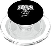 Sono qui per l'arciere scoiattolo violento sullo skateboard PopSockets PopGrip per MagSafe