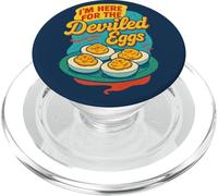 Sono qui per le uova alla diavola divertente cibo del Ringraziamento PopSockets PopGrip per MagSafe