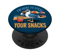 Sono qui per rubare i tuoi snack divertenti PopSockets PopGrip Adesivo