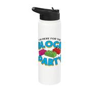 Sono qui per The Block Party Brick Builder Building Block Stainless Steel Insulated Water Bottle