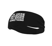 Sono qui perché hai qualcosa, fascia elastica per uomo e donna, per corsa, yoga, palestra e sport.