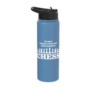 Sono qui perché mi è stato detto che ci sarebbe stato un gioco da tavolo a scacchi Stainless Steel Insulated Water Bottle