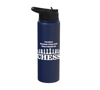 Sono qui perché mi è stato detto che ci sarebbe stato un gioco da tavolo a scacchi Stainless Steel Insulated Water Bottle