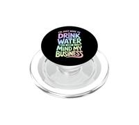 Sono qui solo per bere acqua e pensare ai miei affari PopSockets PopGrip per MagSafe