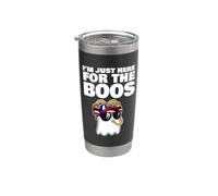 Sono qui solo per Boos Cool Ghost con cappello da birra Bicchiere termico in acciaio inox doppia parete