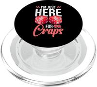 Sono Qui Solo Per Craps Gioco D'azzardo Casino PopSockets PopGrip per MagSafe
