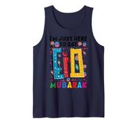 Sono Qui Solo per Dire Eid Mubarak Musulmano Islamico Eid al FTR Canotta