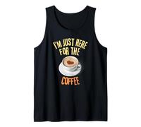 Sono Qui Solo per Gli Amanti del caffè Funny Food Canotta