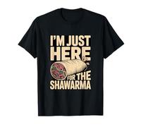 Sono Qui Solo per Gli Amanti del Cibo Shawarma Maglietta
