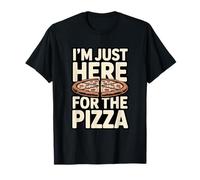 Sono Qui Solo per Gli Amanti della Pizza Party Maglietta