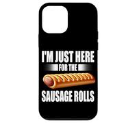 Sono qui solo per gli involtini di salsiccia Salsicce Mangiatore di cibo Custodia per iPhone 12 mini