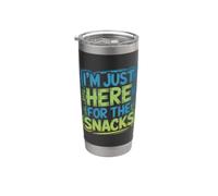 Sono qui solo per gli snack Bicchiere termico in acciaio inox doppia parete