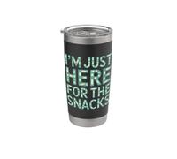 Sono qui solo per gli snack Bicchiere termico in acciaio inox doppia parete