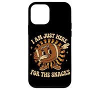 Sono qui solo per gli snack Fantasy Football Fans Game Day Custodia per iPhone 12 mini