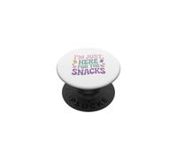Sono qui solo per gli snack PopSockets PopGrip Adesivo