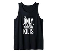 Sono Qui Solo per Gli Uomini in Kilt Larp Canotta