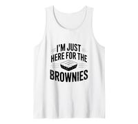 Sono Qui Solo per i Brownies Funny Baking Lover Canotta
