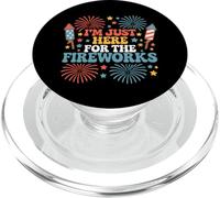 Sono qui solo per i fuochi d'artificio del 4 luglio PopSockets PopGrip per MagSafe