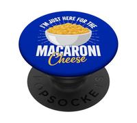 Sono qui solo per i maccheroni e il formaggio PopSockets PopGrip Adesivo