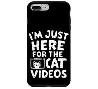 Sono qui solo per i video di gatti Meme divertenti su Internet Cat Custodia per iPhone 7 Plus/8 Plus