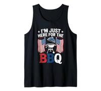 Sono Qui Solo per Il Barbecue Pitmaster 4 luglio BBQ Canotta