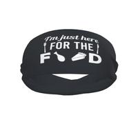 Sono qui solo per il cibo Migliora le tue prestazioni con le fasce antisudore alla moda: ideali per qualsiasi attività!