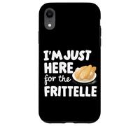 Sono qui solo per il dessert italiano con pasta fritta frittelle Custodia per iPhone XR
