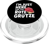 Sono qui solo per il dessert tedesco ai frutti di bosco Rote Grütze PopSockets PopGrip per MagSafe
