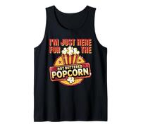 Sono qui solo per il divertente popcorn al burro caldo Canotta