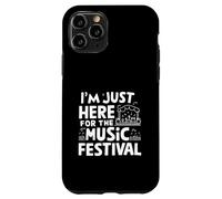 Sono qui solo per il festival musicale Live Music Lover Raver Custodia per iPhone 11 Pro