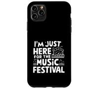 Sono qui solo per il festival musicale Live Music Lover Raver Custodia per iPhone 11 Pro Max