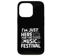 Sono qui solo per il festival musicale Live Music Lover Raver Custodia per iPhone 13 Pro
